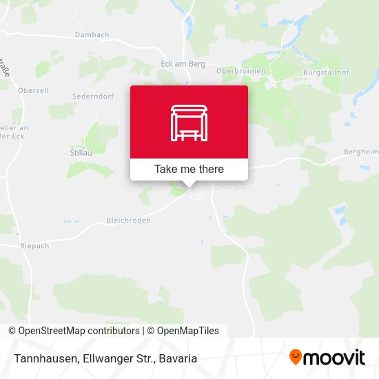 Tannhausen, Ellwanger Str. map