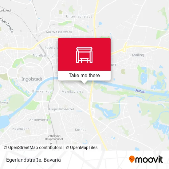 Карта Egerlandstraße