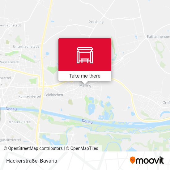 Карта Hackerstraße