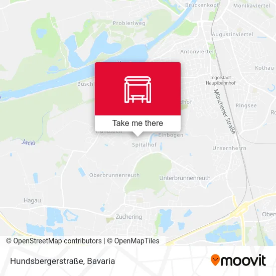 Карта Hundsbergerstraße