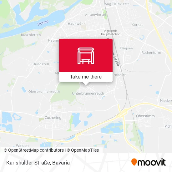 Карта Karlshulder Straße