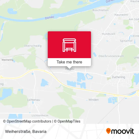 Карта Weiherstraße