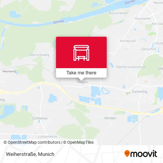 Карта Weiherstraße