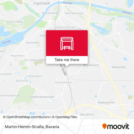 Карта Martin-Hemm-Straße