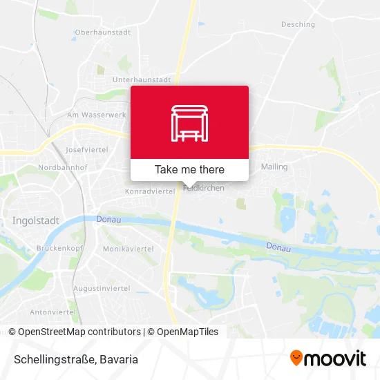Карта Schellingstraße