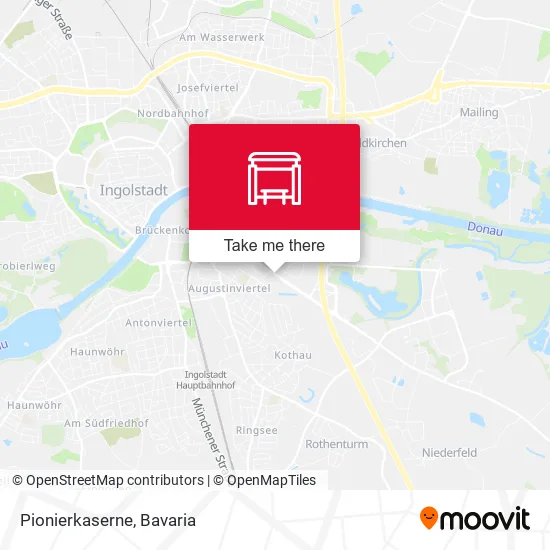 Карта Pionierkaserne