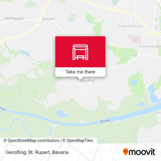 Gerolfing, St. Rupert map