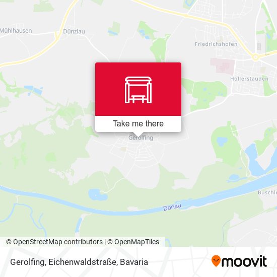 Карта Gerolfing, Eichenwaldstraße