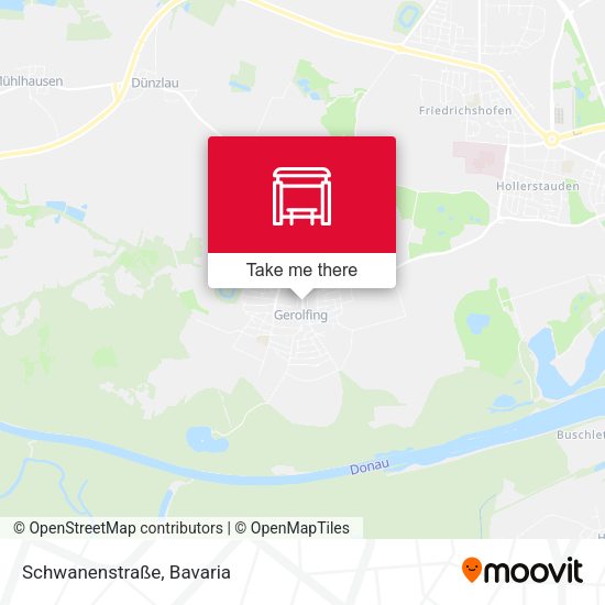 Schwanenstraße map