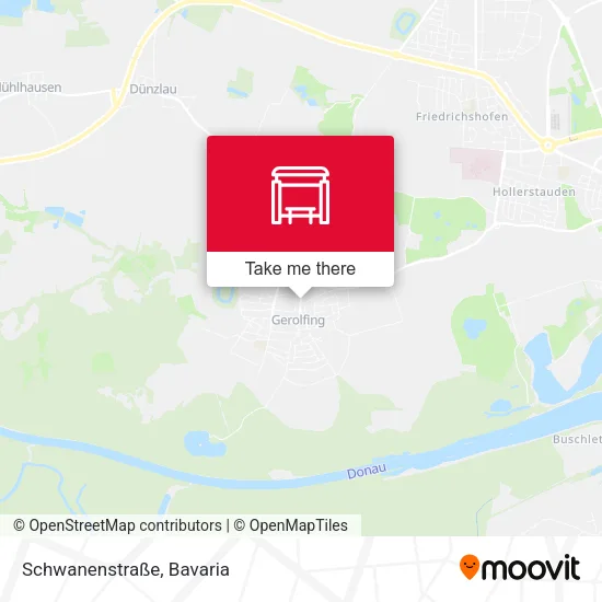 Карта Schwanenstraße