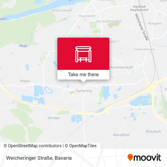 Weicheringer Straße map