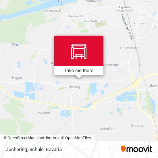 Карта Zuchering, Schule