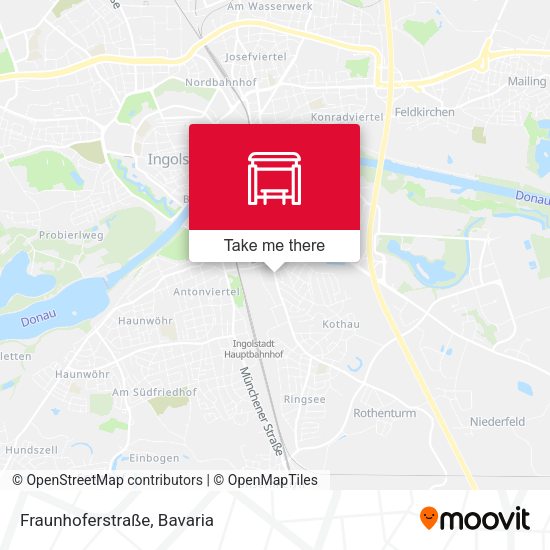 Fraunhoferstraße map