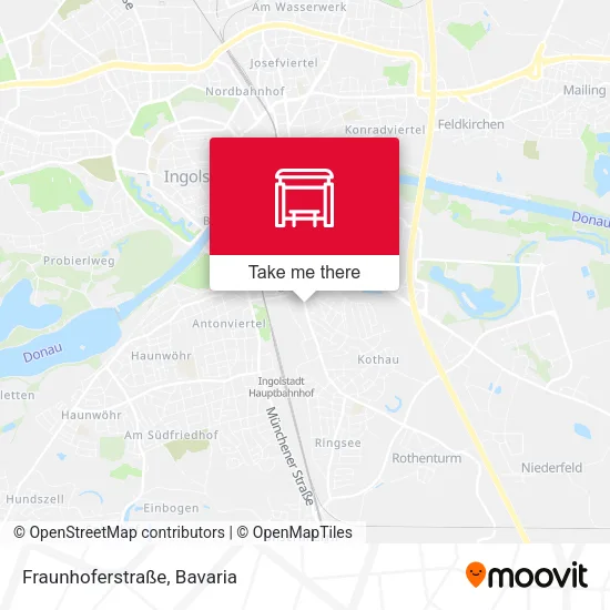 Карта Fraunhoferstraße