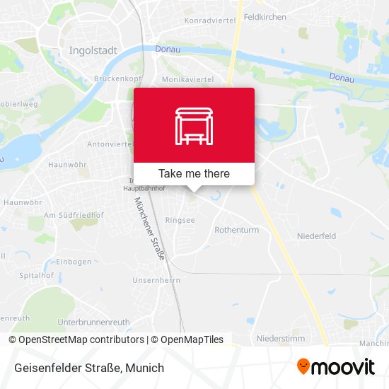 Geisenfelder Straße map
