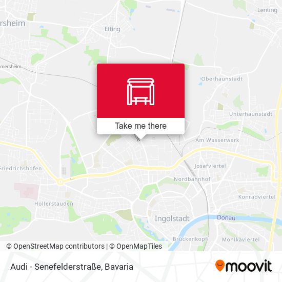 Audi - Senefelderstraße map