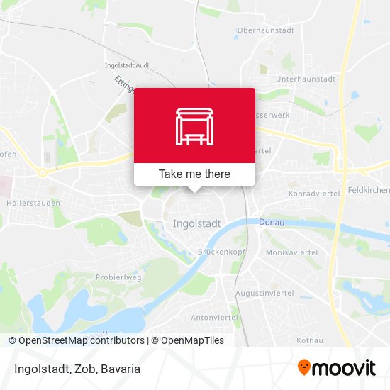 Ingolstadt, Z O B  Bussteig C map