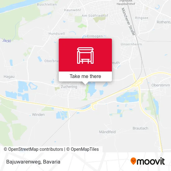 Bajuwarenweg map