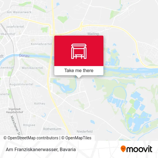 Am Franziskanerwasser map