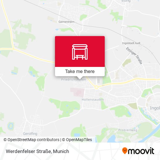 Werdenfelser Straße map