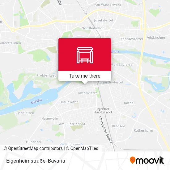 Карта Eigenheimstraße
