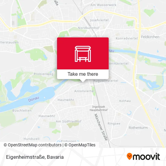Карта Eigenheimstraße
