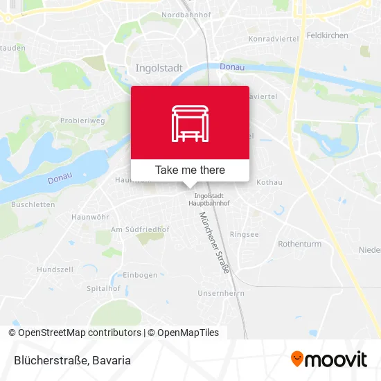 Карта Blücherstraße