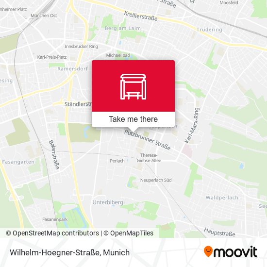 Карта Wilhelm-Hoegner-Straße