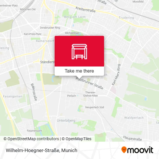 Карта Wilhelm-Hoegner-Straße