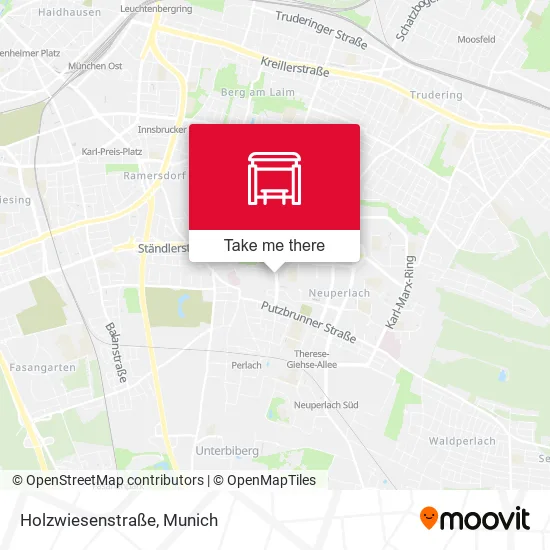 Карта Holzwiesenstraße
