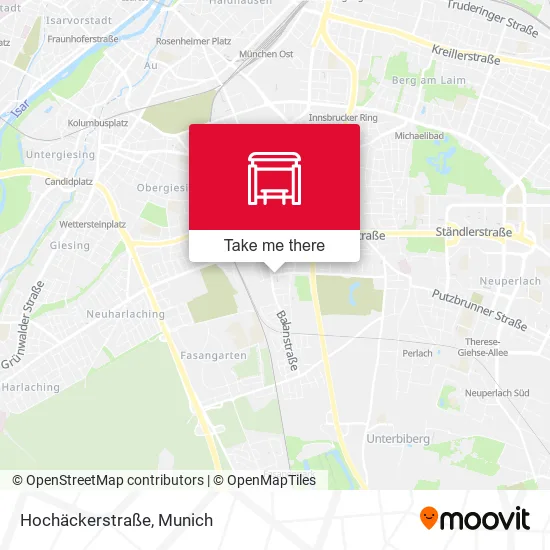 Карта Hochäckerstraße