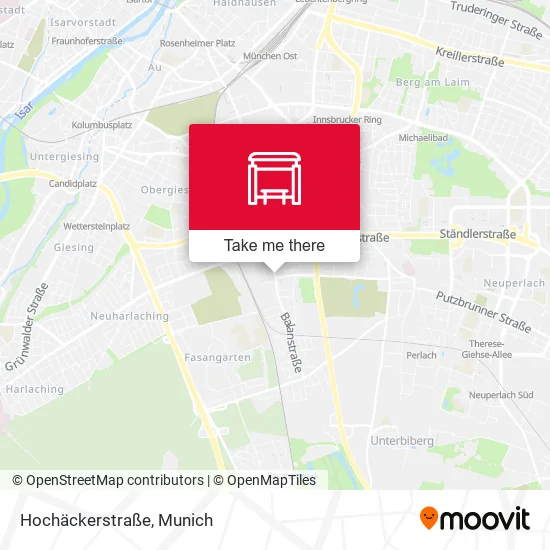 Карта Hochäckerstraße