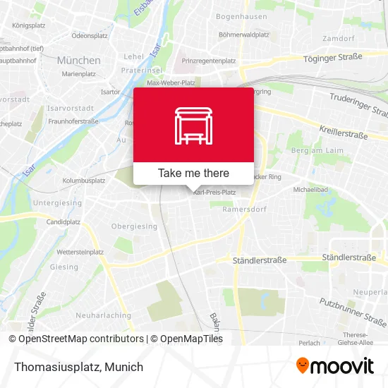 Карта Thomasiusplatz