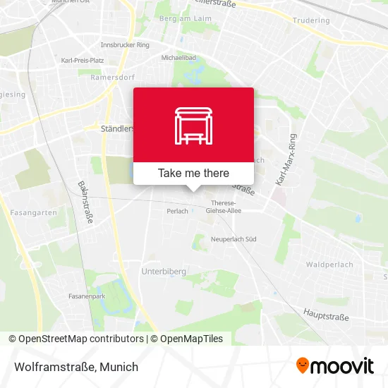 Карта Wolframstraße