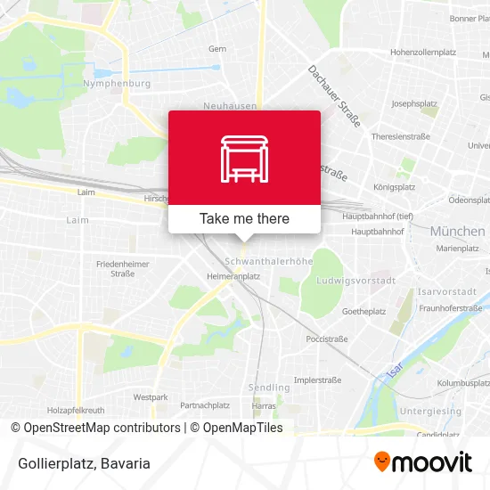 Gollierplatz map