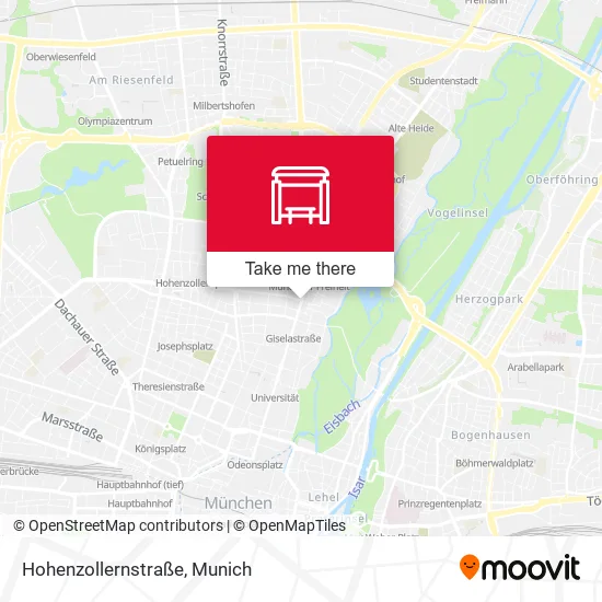 Карта Hohenzollernstraße