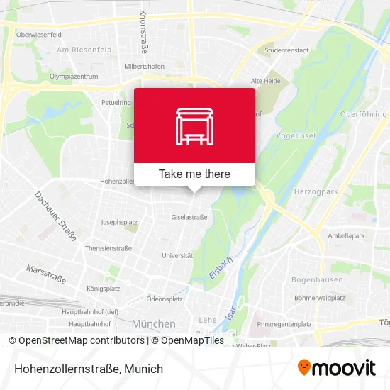 Карта Hohenzollernstraße