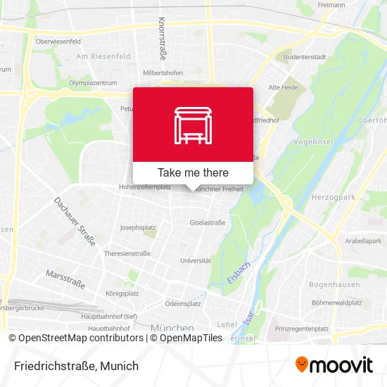 Карта Friedrichstraße