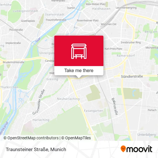 Карта Traunsteiner Straße
