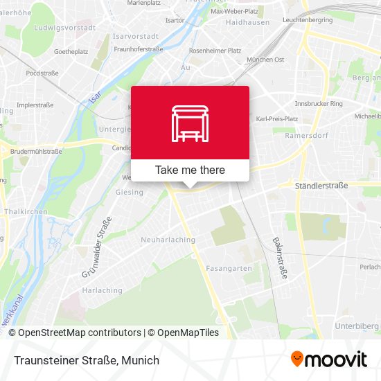 Traunsteiner Straße map
