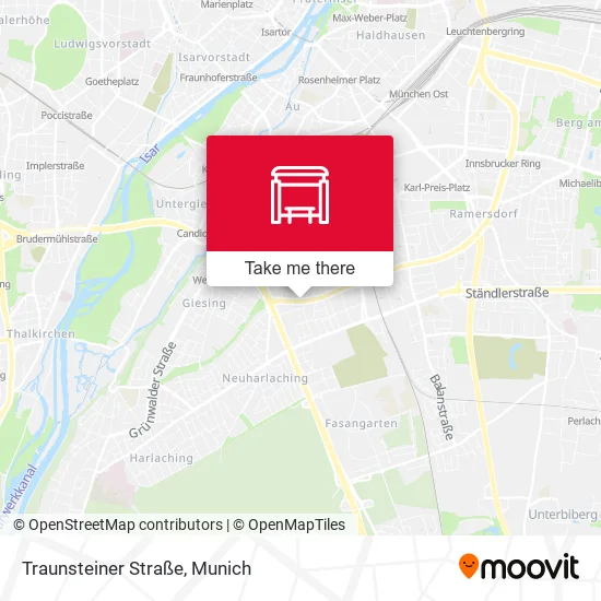 Карта Traunsteiner Straße