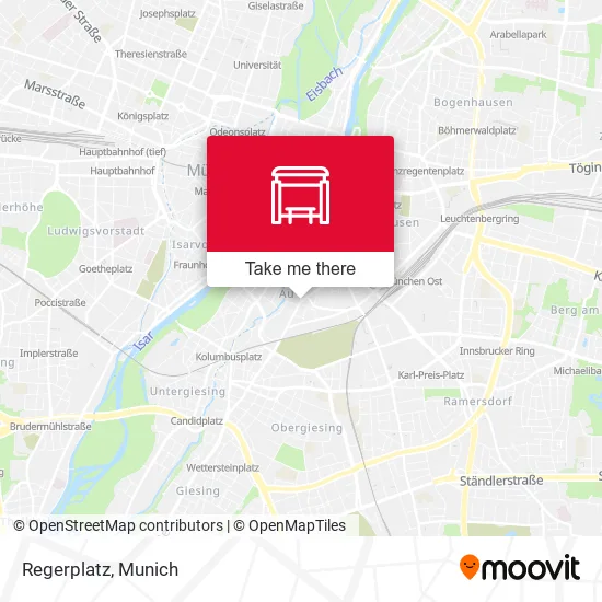 Карта Regerplatz