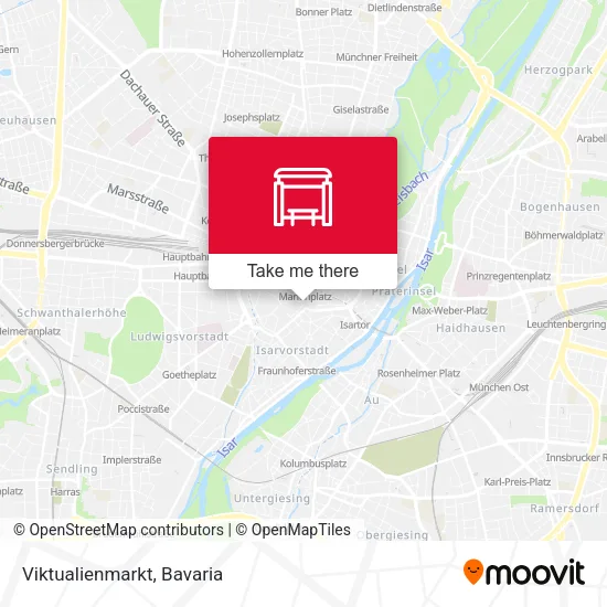 Карта Viktualienmarkt