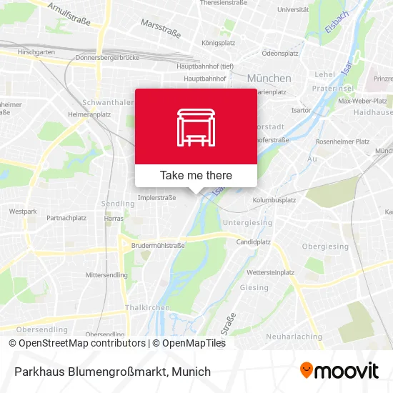 Карта Parkhaus Blumengroßmarkt