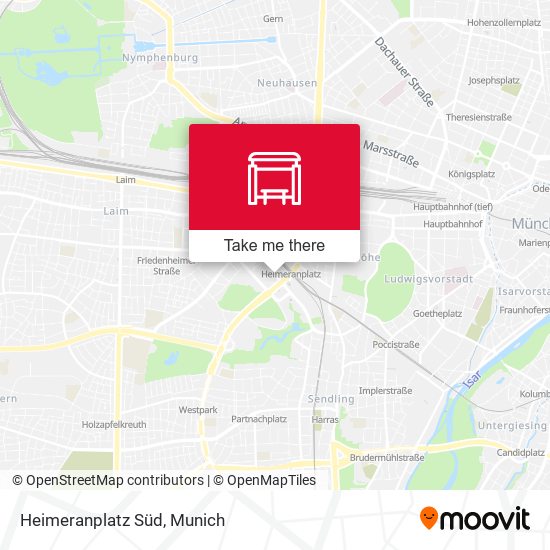 Карта Heimeranplatz Süd