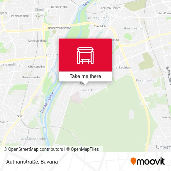 Карта Autharistraße