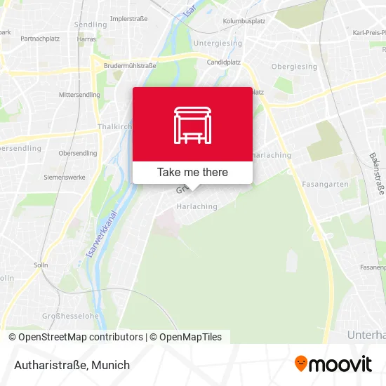 Карта Autharistraße