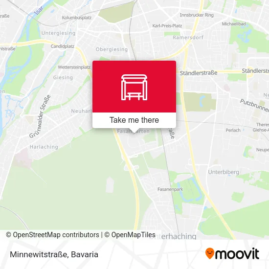 Карта Minnewitstraße