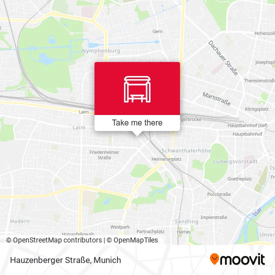 Карта Hauzenberger Straße