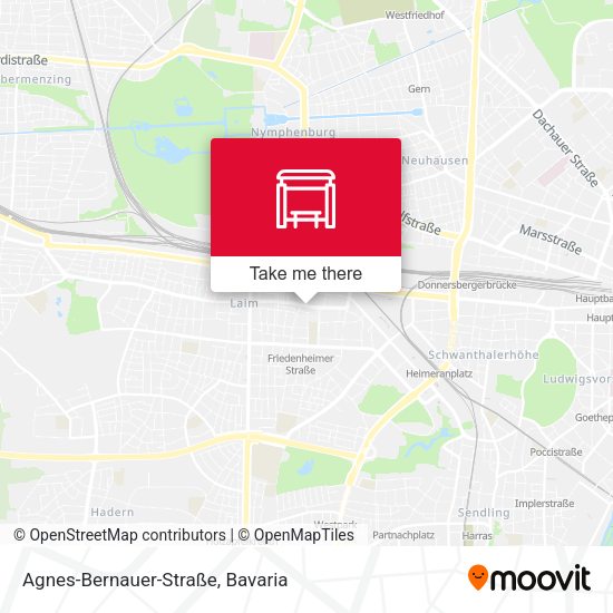 Agnes-Bernauer-Straße map